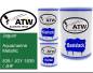 Preview: Jaguar, Aquamarine Metallic, 839 / JGY 1839 / JHF: 500ml Lackdose + 500ml Klarlack + 250ml Härter - Set, von ATW Autoteile West.